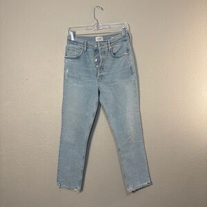 Citizens Of Humanity Light Blue Ankle Jeans